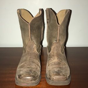 Ariat Shoes | Ariat Rambler Leather Sole Western Boot | Color: Brown | Size: 4.5bb | Lmelton18's Closet